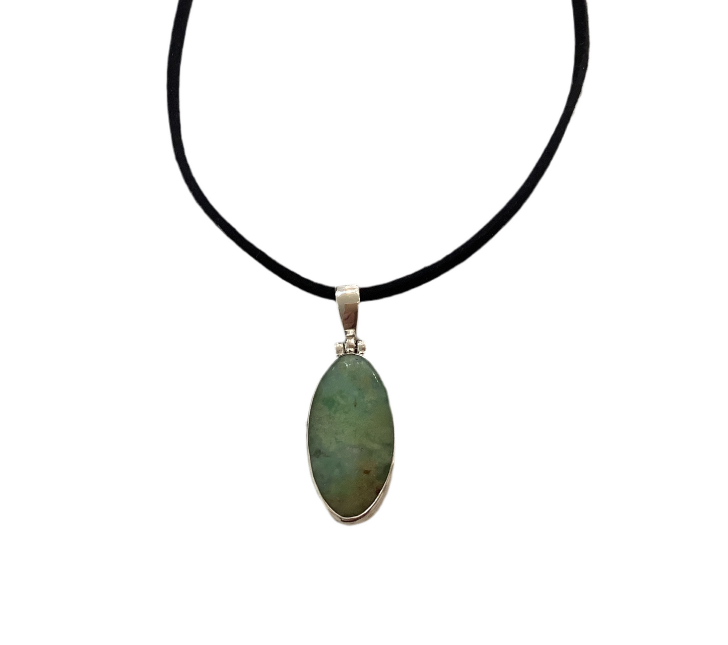 Chrysoprase Pendant Necklace
