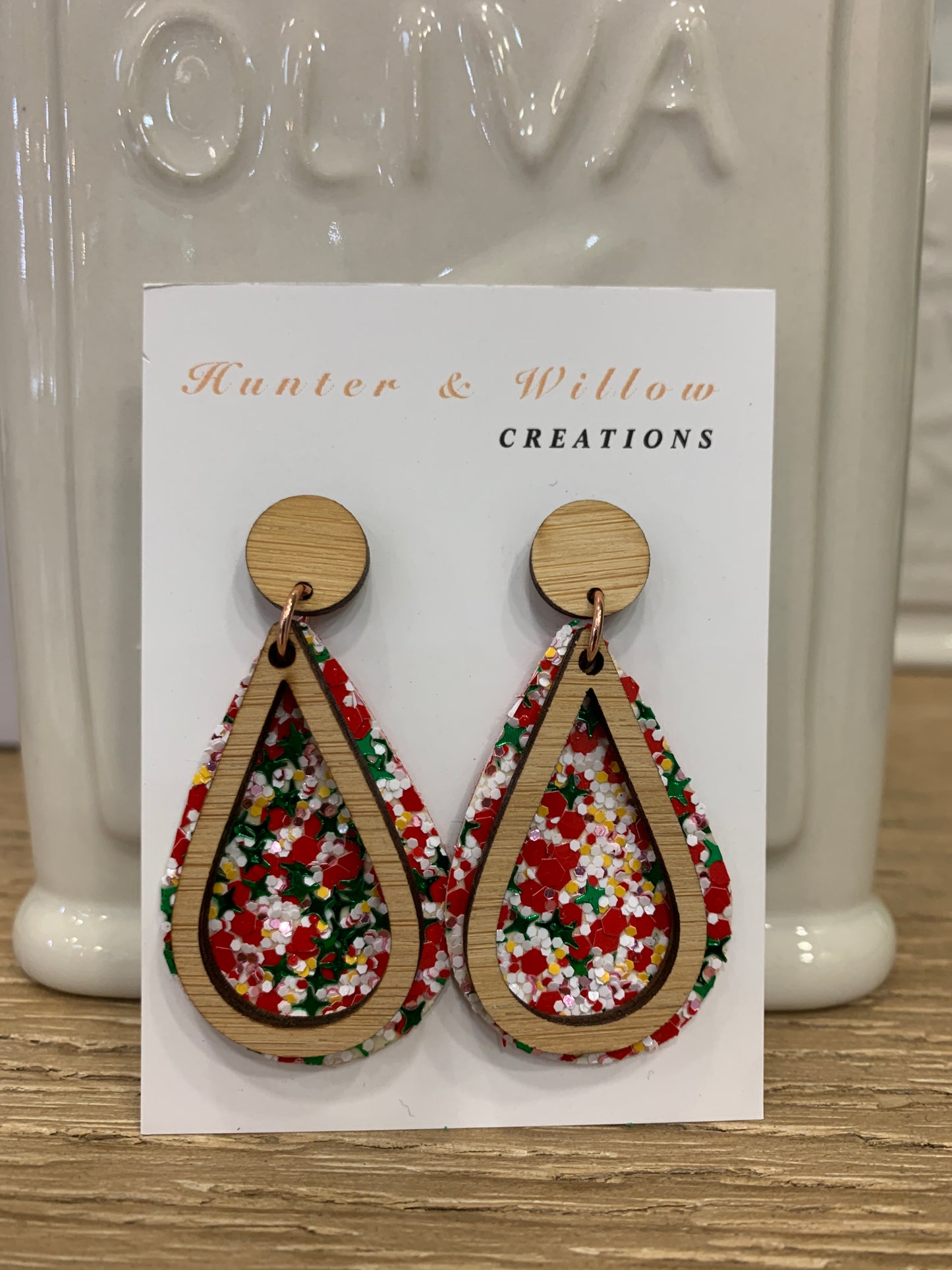 Hunter & Willow Statement Christmas Earrings