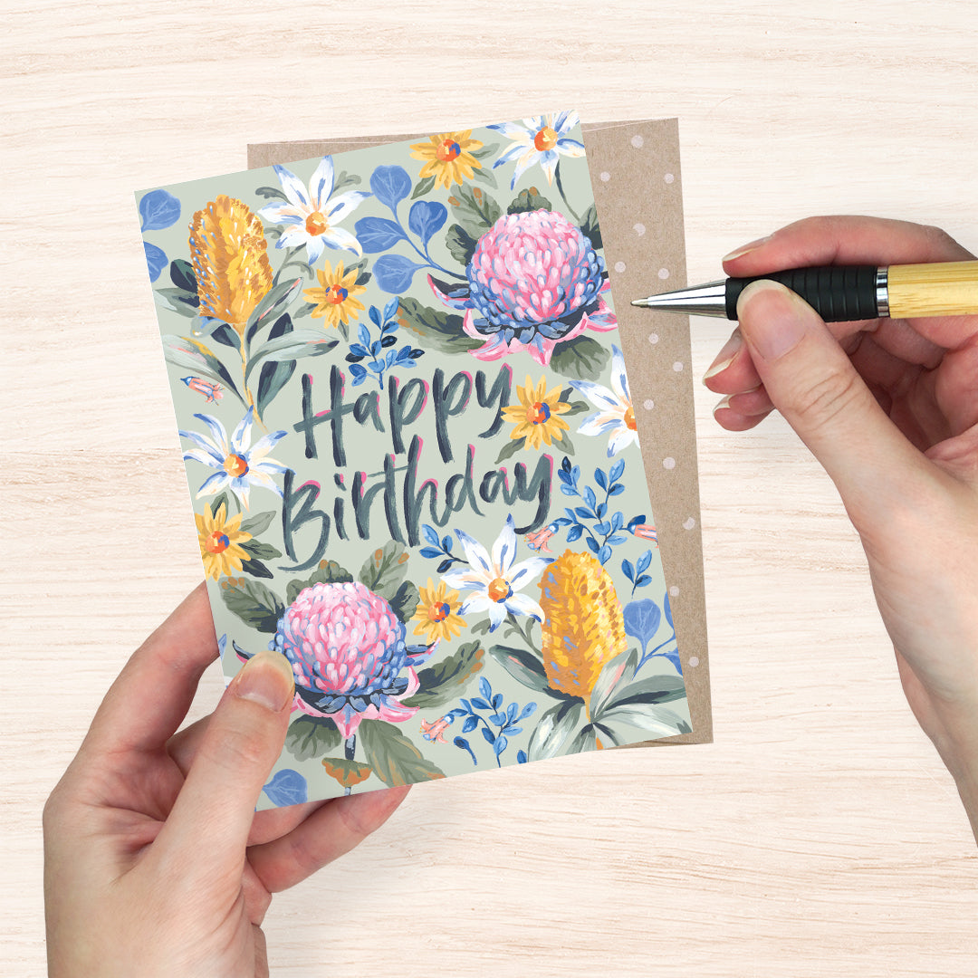 Birthday Bushwalk Card - Earth Greetings