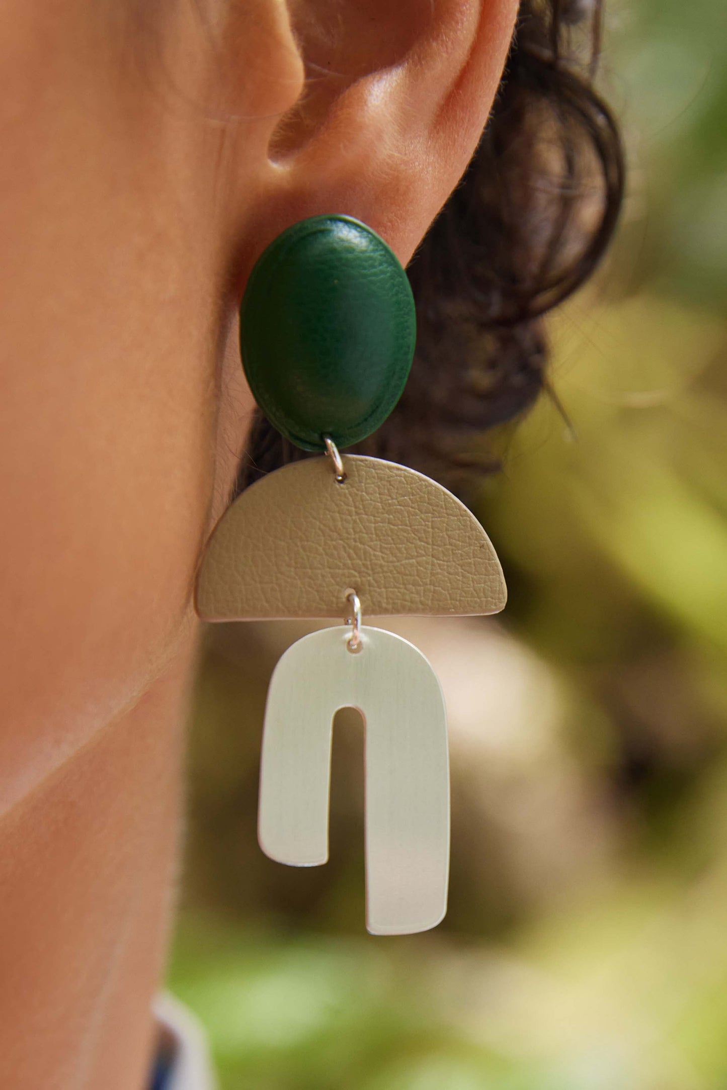 Ledur Drop Earrings