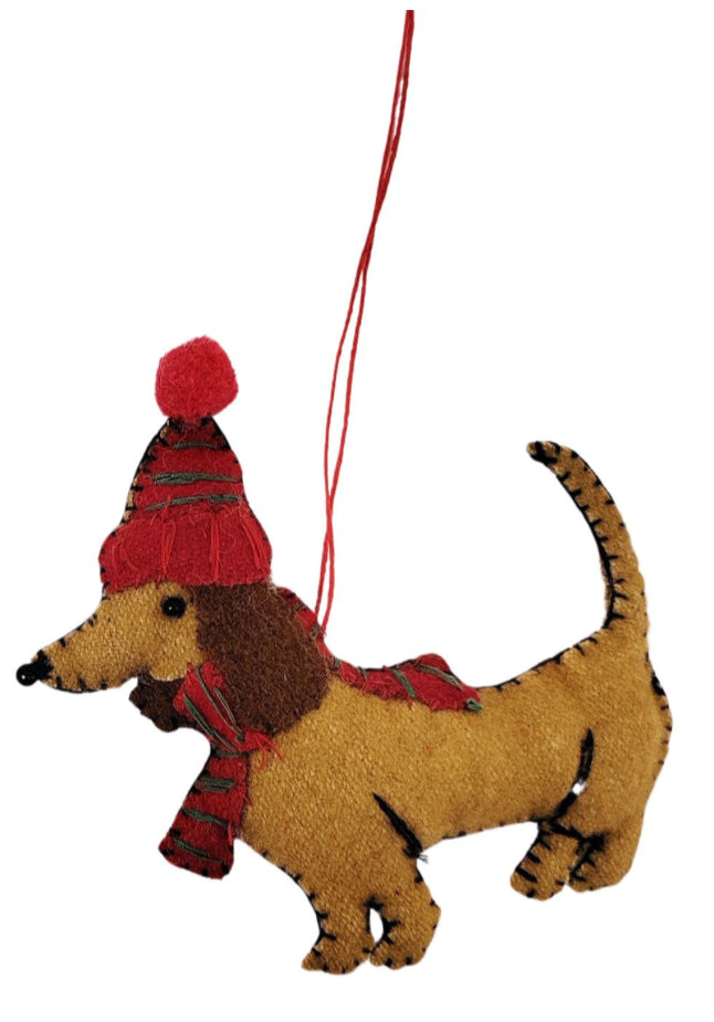 Pug & Sausage Dog Hanging Decorations