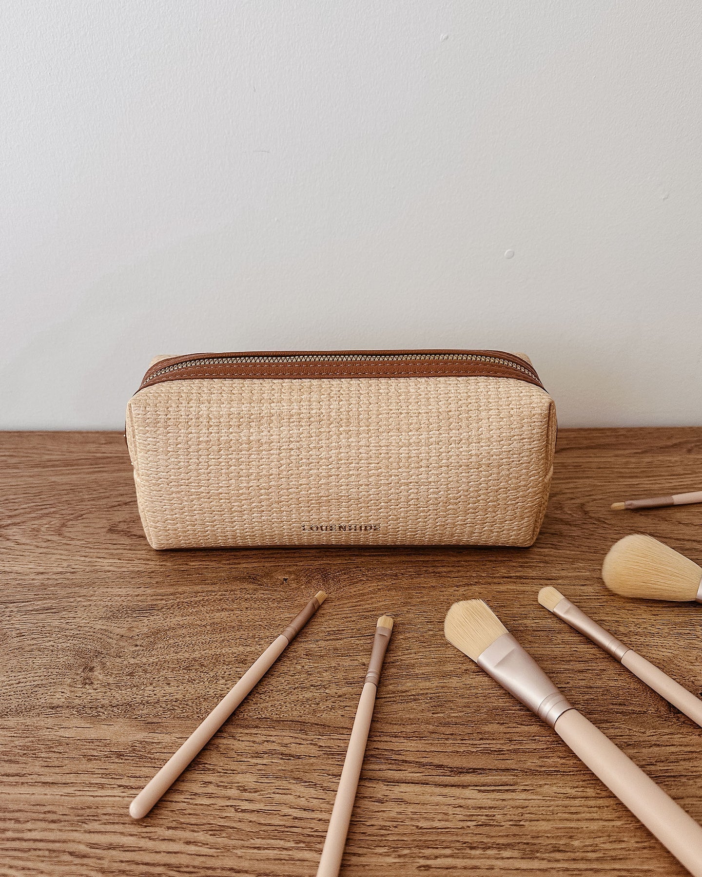 Brianna Makeup Bag Naturals