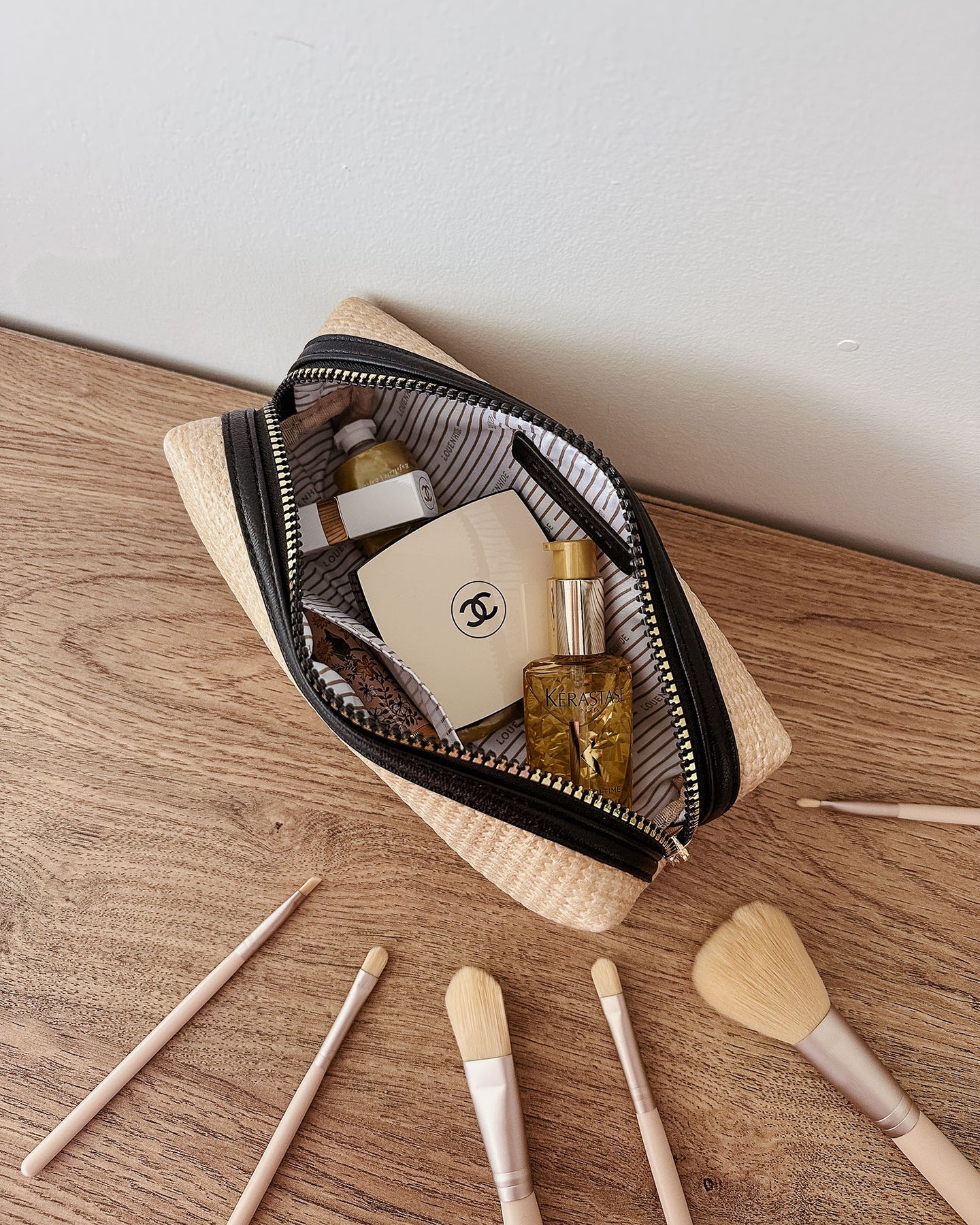 Brianna Makeup Bag Naturals