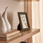 Rib Olive Green Photo Frame 6x4