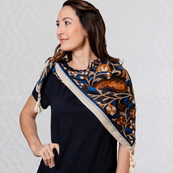 Lucy Scarf Blue