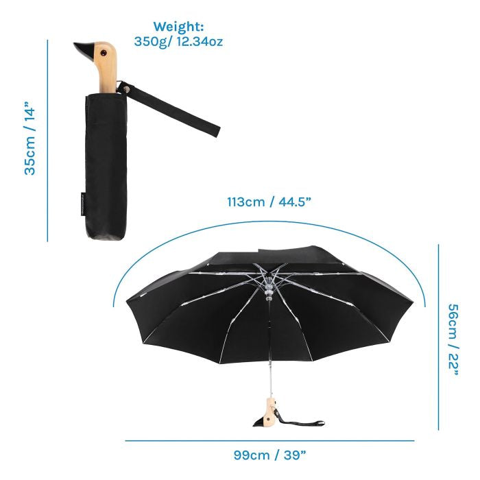 Black Duck Umbrella Compact - Original Duckhead