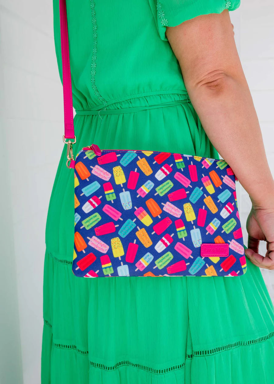 Iceblock Large Crossbody Bag - Liv & Milly