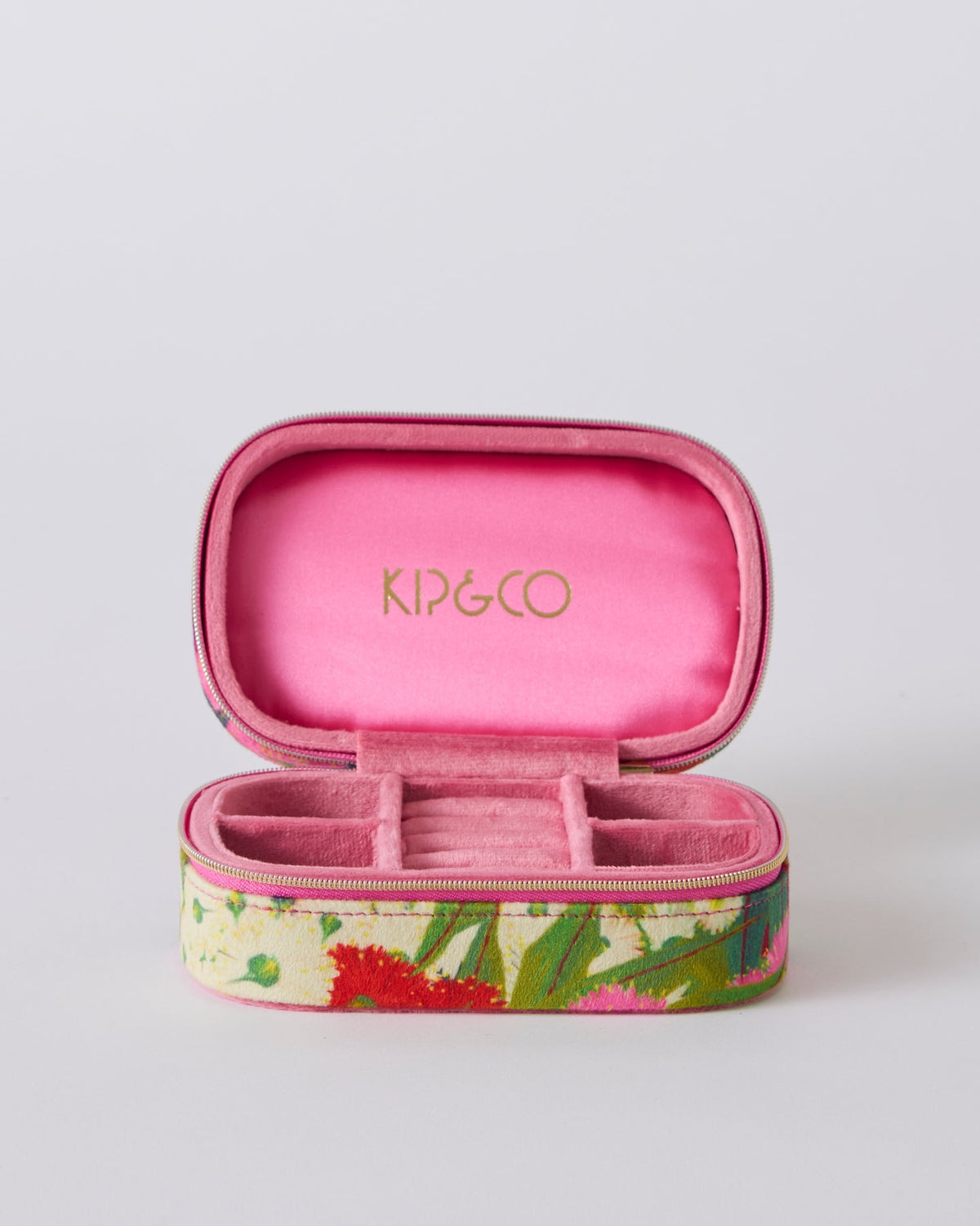 Bush Blossom Travel Velvet Jewellery Box