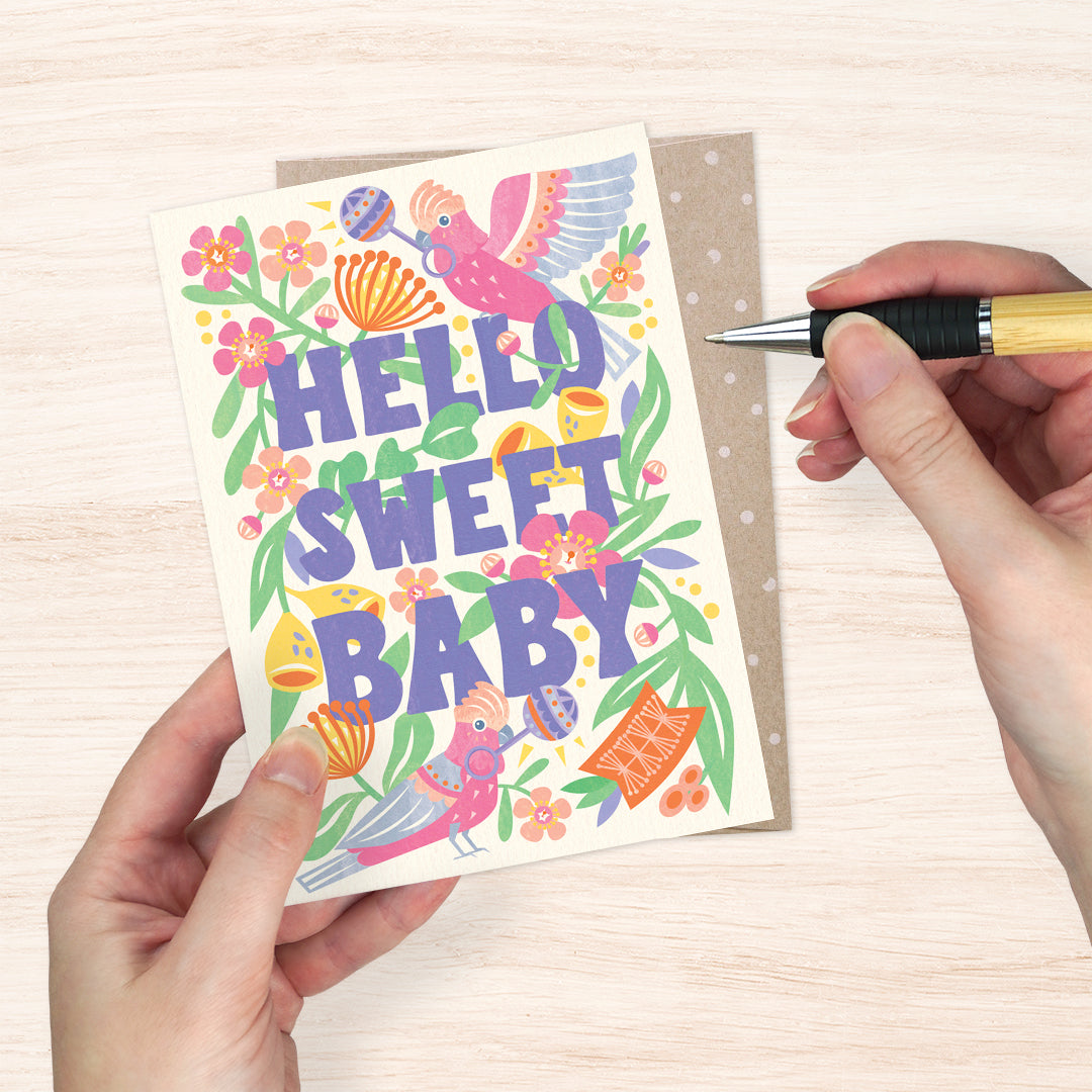 Baby Galahs Card - Earth Greetings