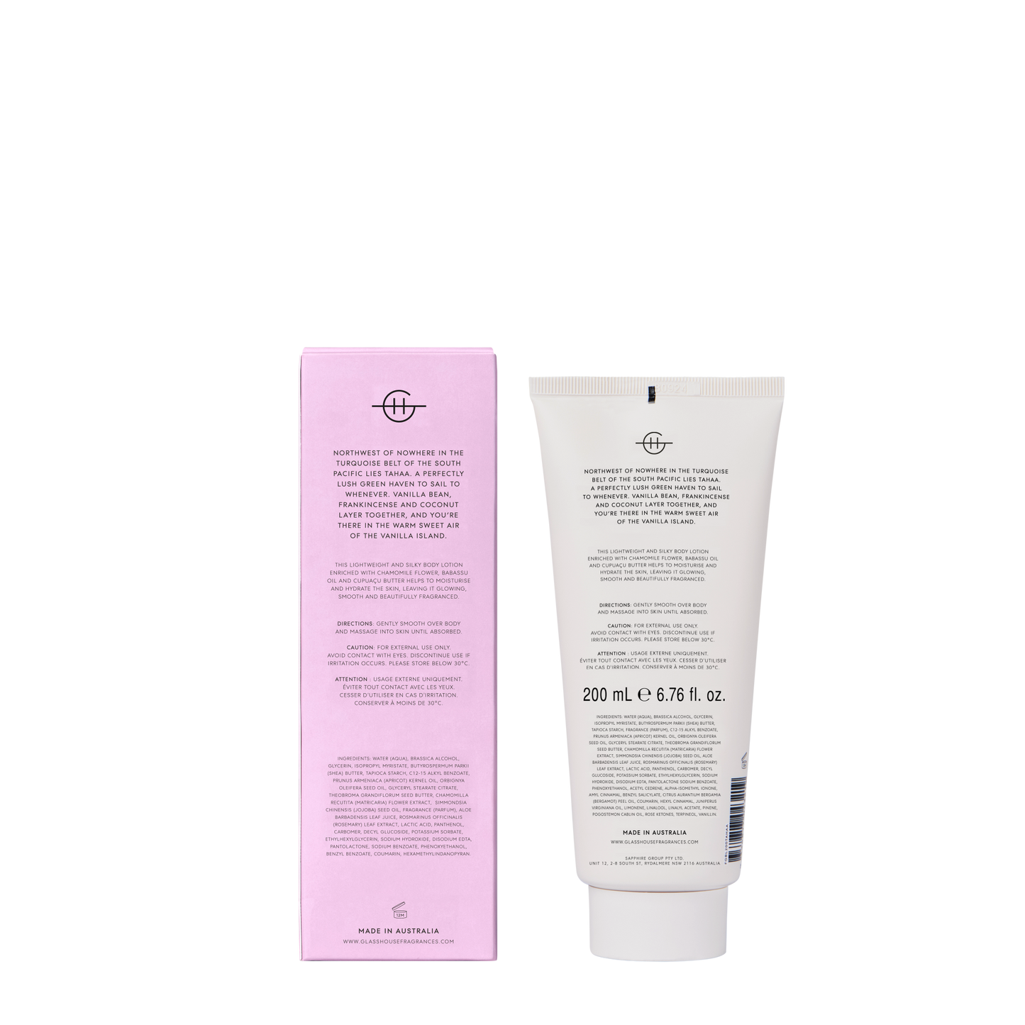 A Tahaa Affair 200ml Body Lotion