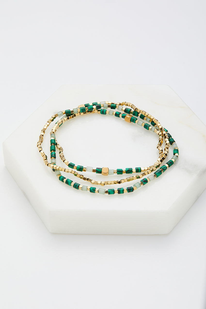 Ophelia Wrap Bracelet Jade