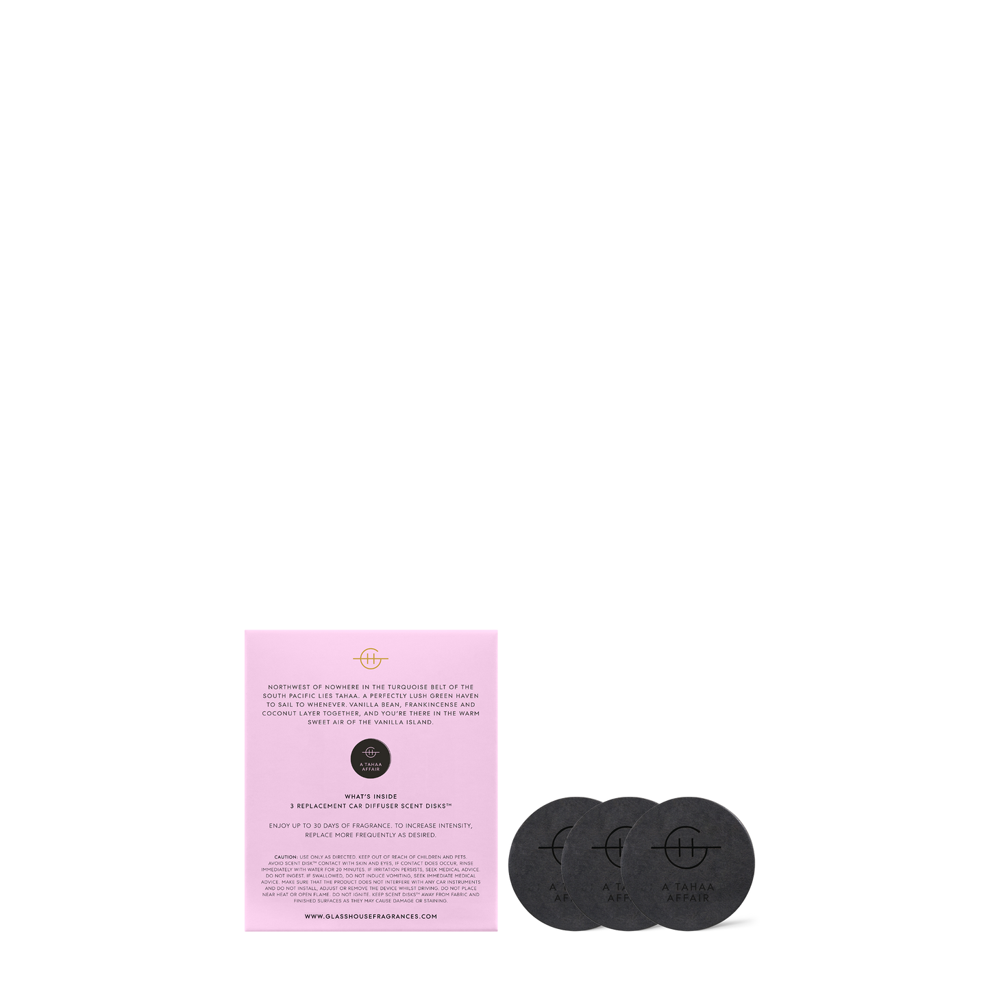 A Tahaa Affair Replacement Scent Disk Car Diffuser