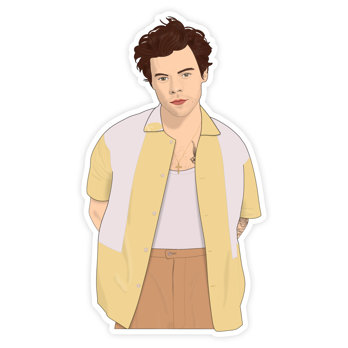 Harry Styles Esquire Sticker - Trimmings