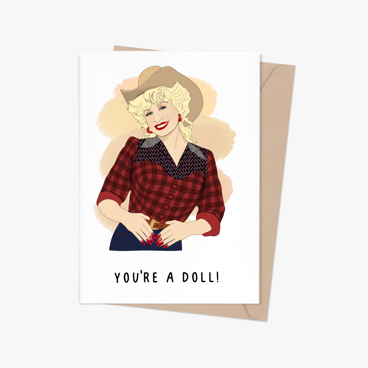 Dolly Parton Greeting Card - Trimmings