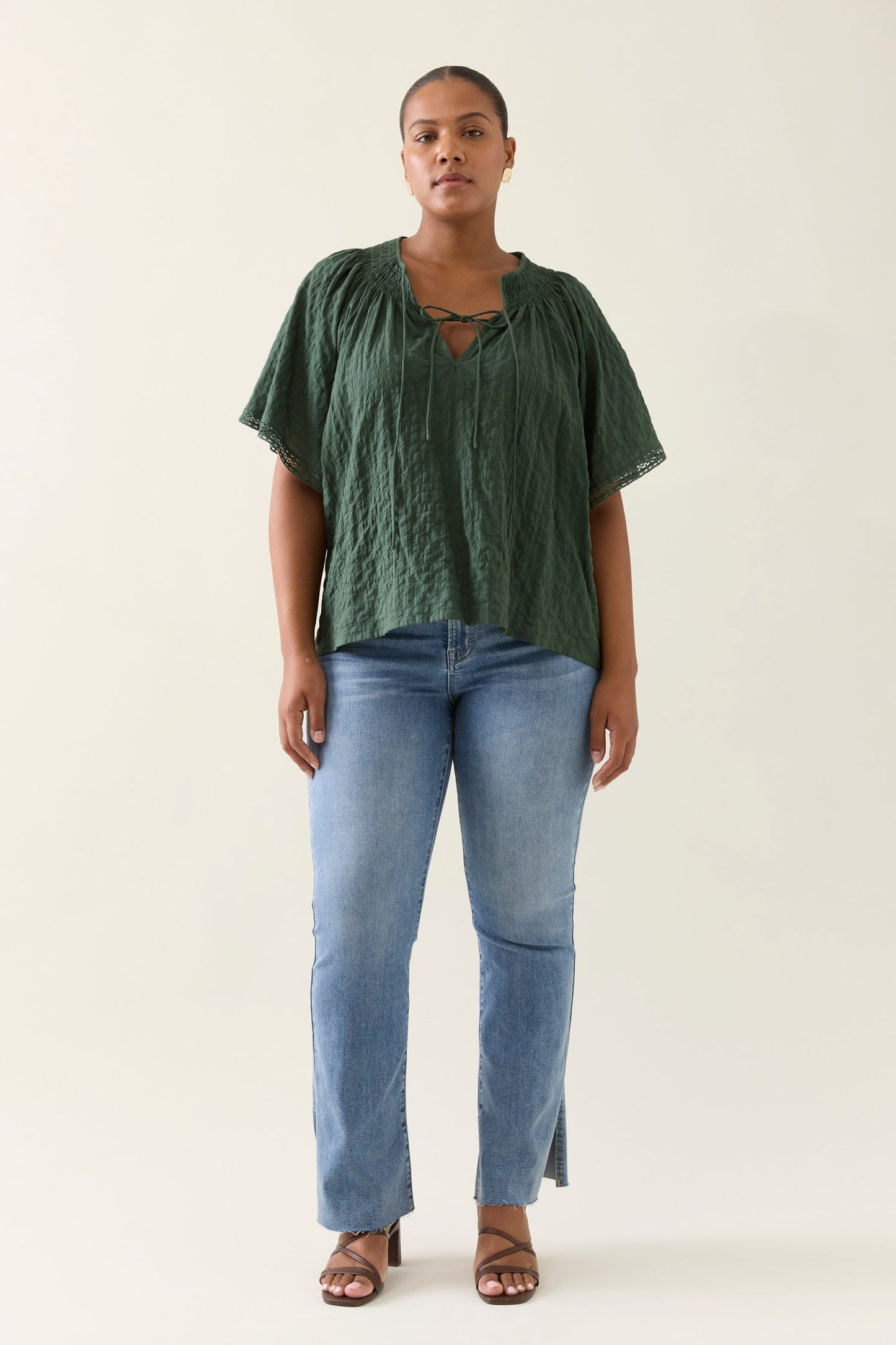 Esther Shirred Top