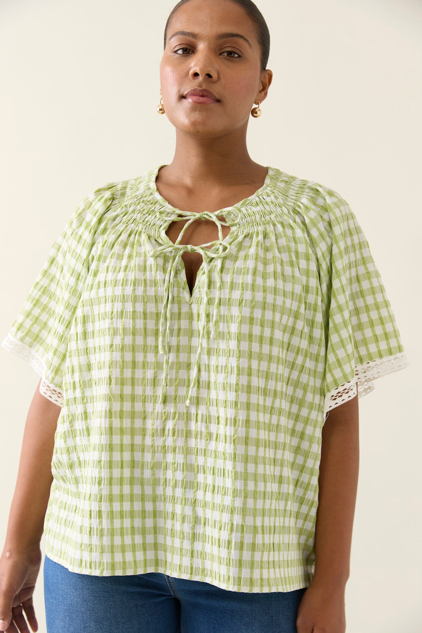 Esther Shirred Top