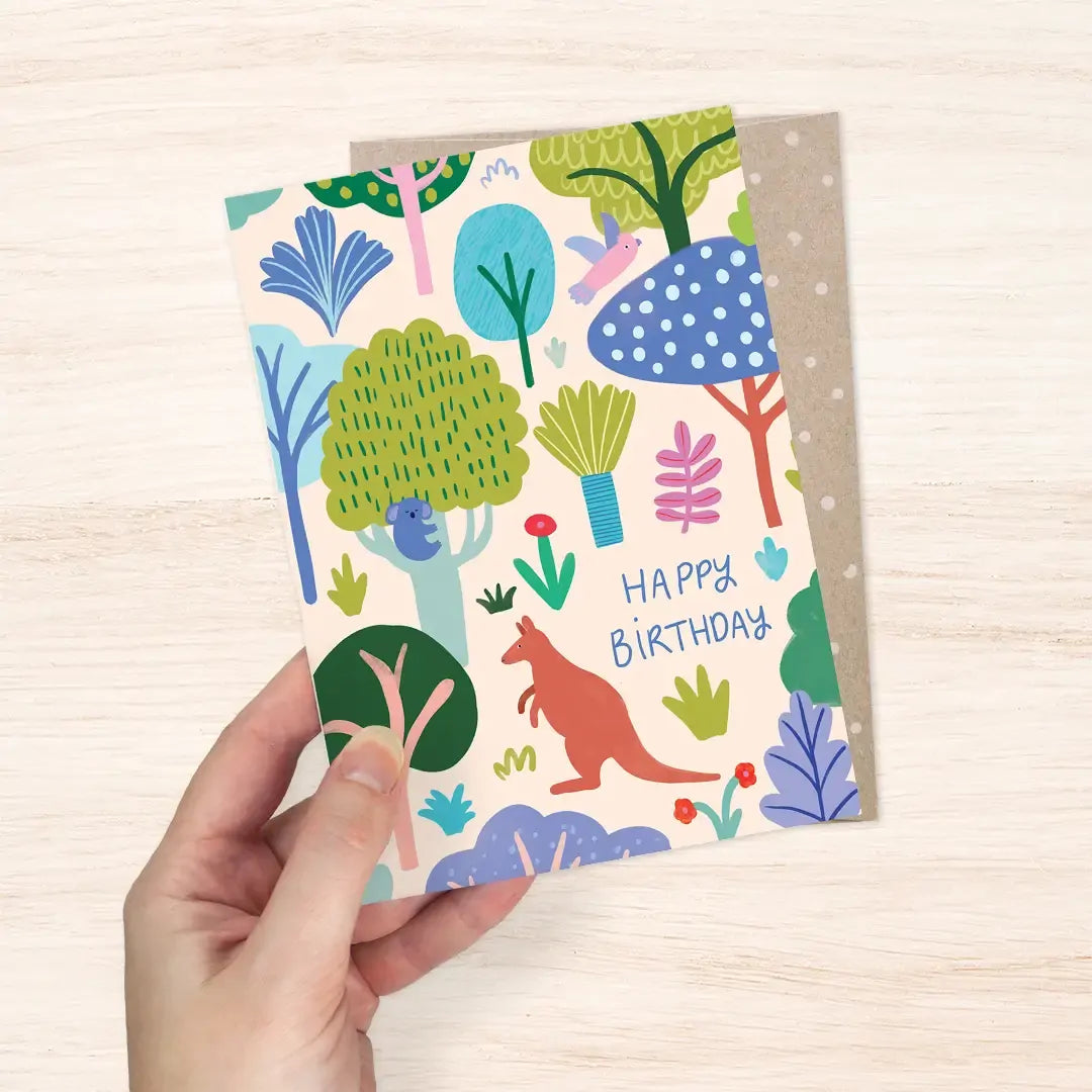 Bush Birthday Greeting Card