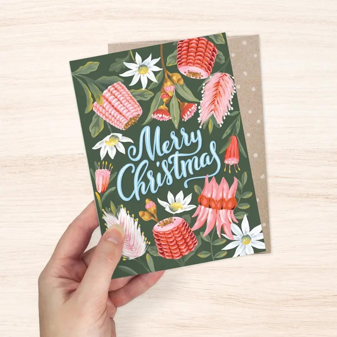 Christmas Garland Greeting Card