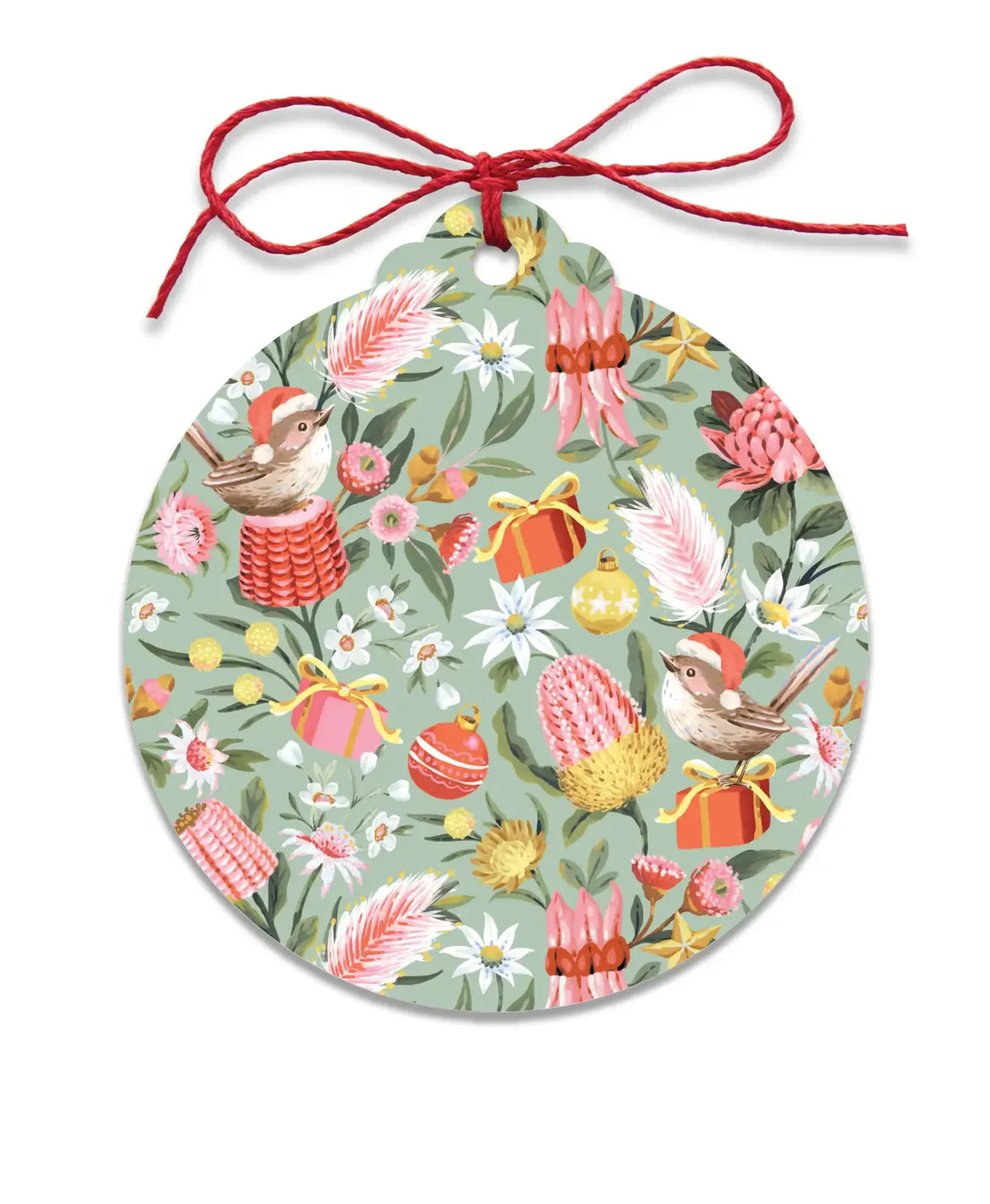 Festive Wrens Christmas Gift Tags