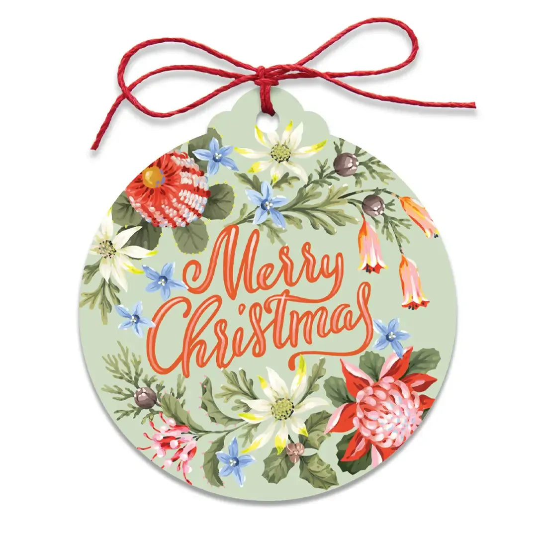 Christmas Blooms Gift Tags