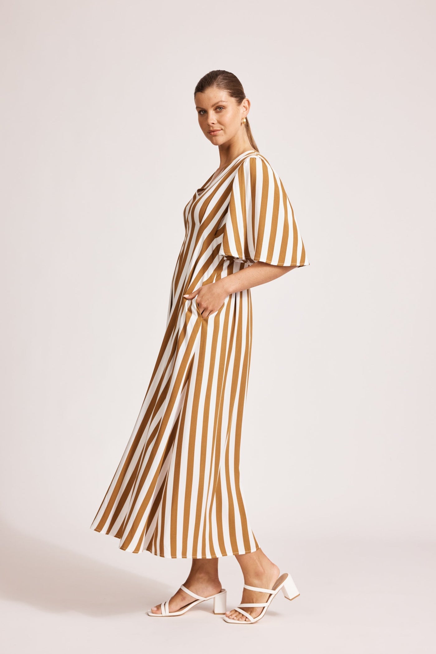 Treville Stripe Maxi Dress