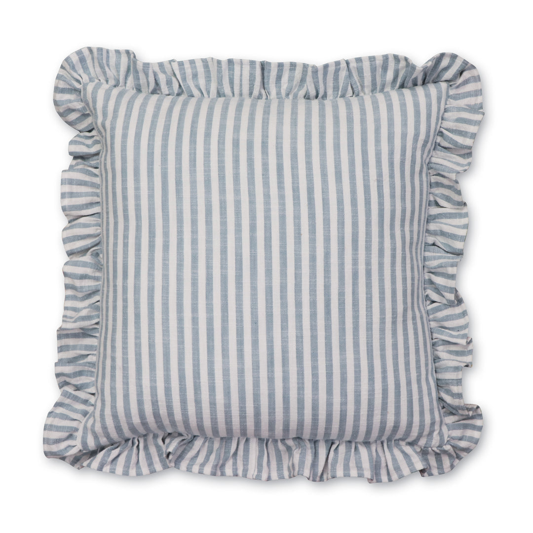 Ruffles Blue Cushion 50cm