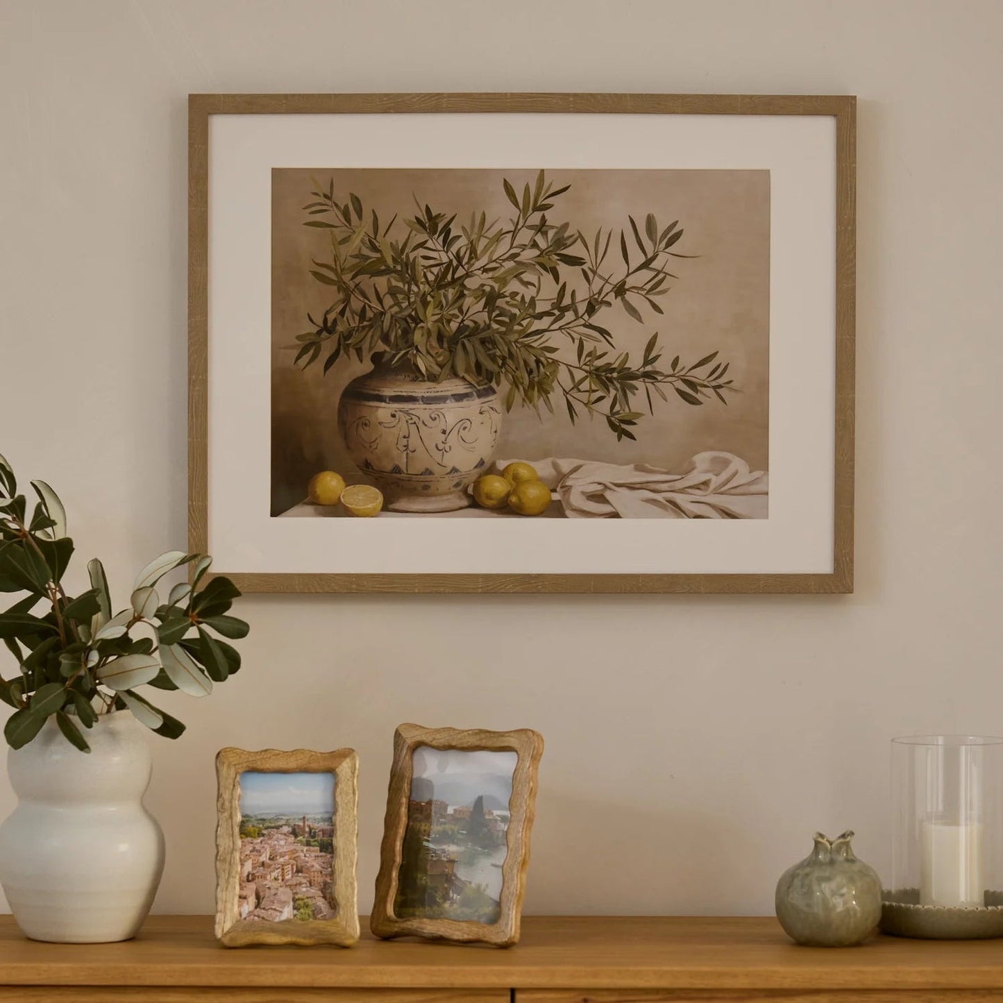 Olive Bouquet Framed Print