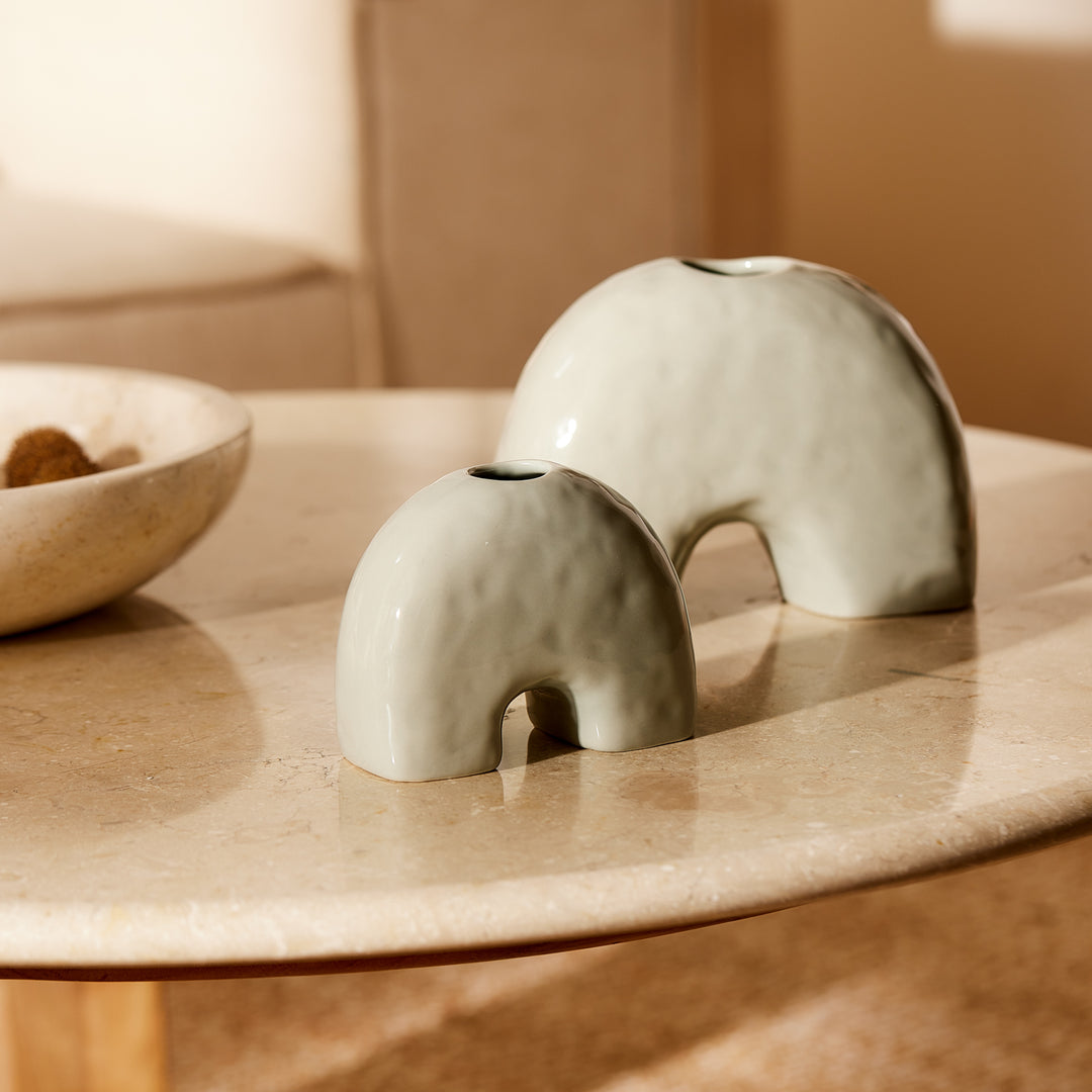 Arch Vase Blue Small - Madras Link