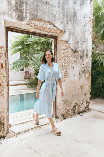 Sojourn Stripe Dress - eb&ive