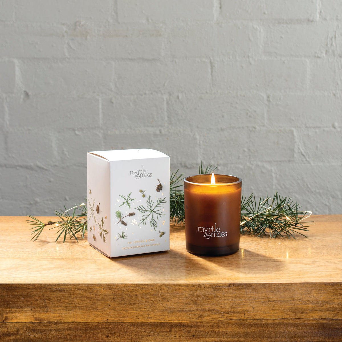 Christmas Candle ~ Fir, Pine & Spruce