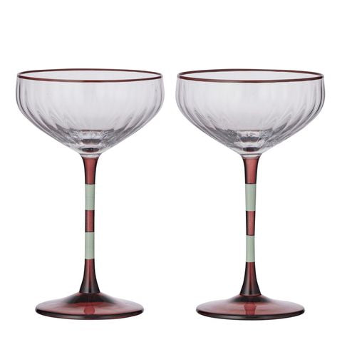 Lena S/2 Coupe Glasses