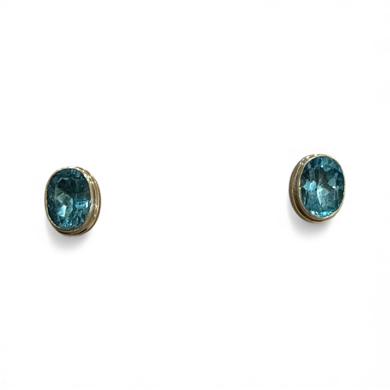 Blue Topaz Studs