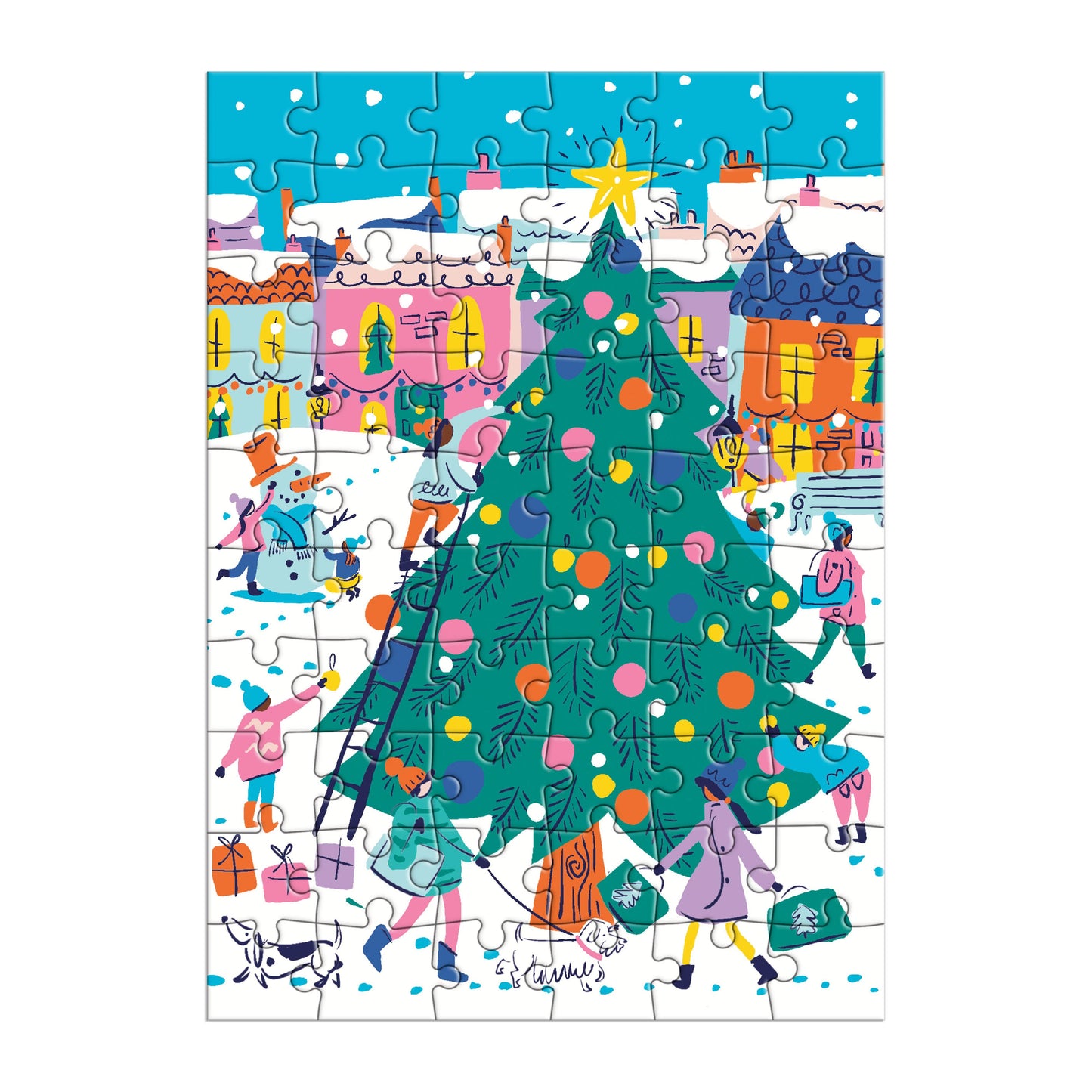 Merry & Bright Greeting Card Puzzle