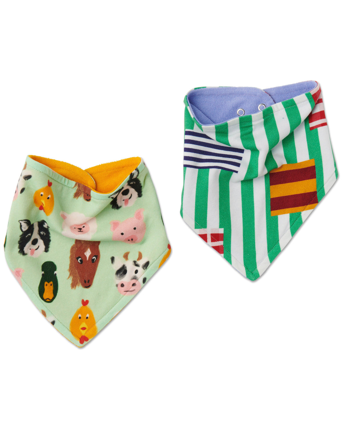 Little Farmer Organic Cotton Dribble Bib Set - Kip&Co