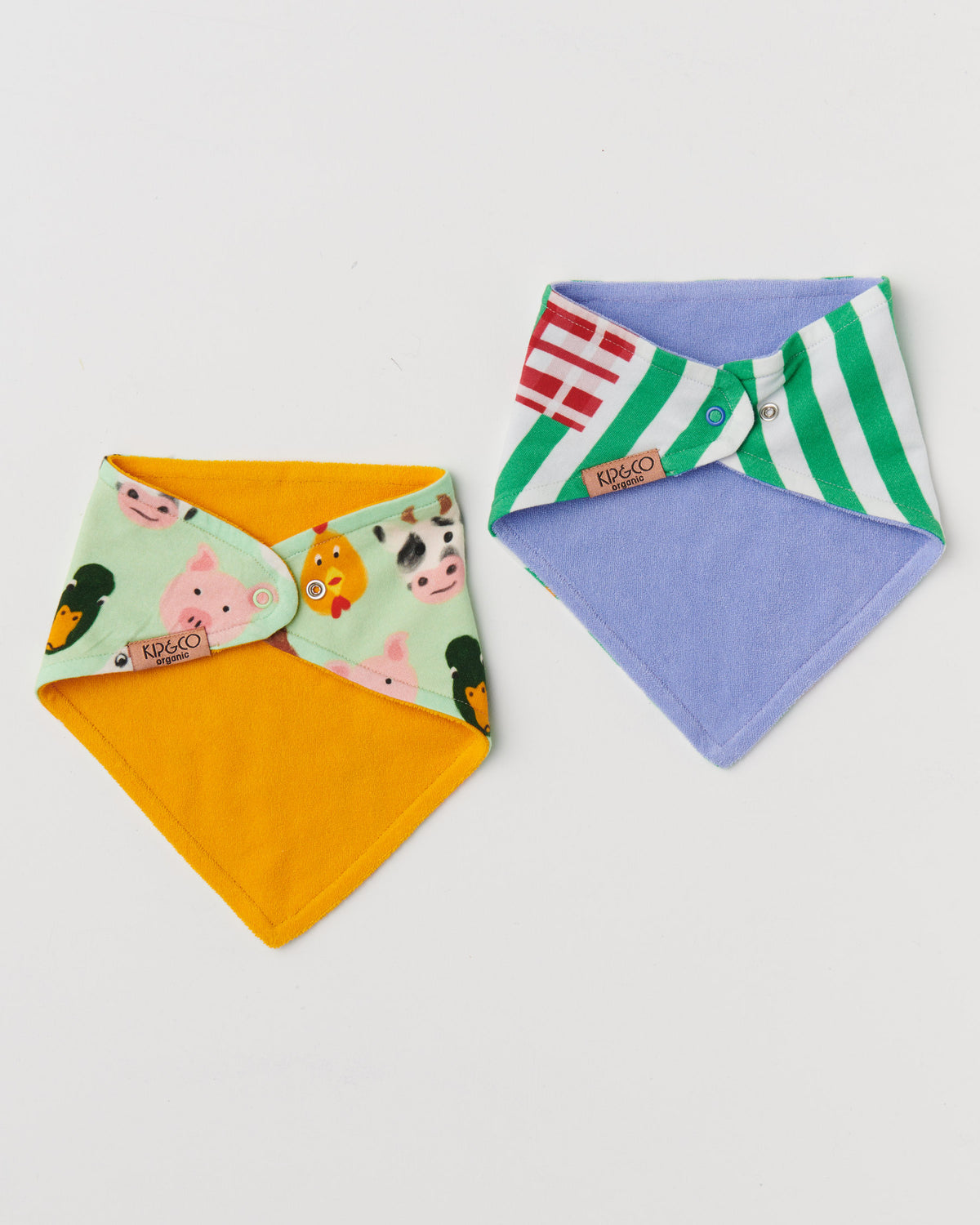 Little Farmer Organic Cotton Dribble Bib Set - Kip&Co