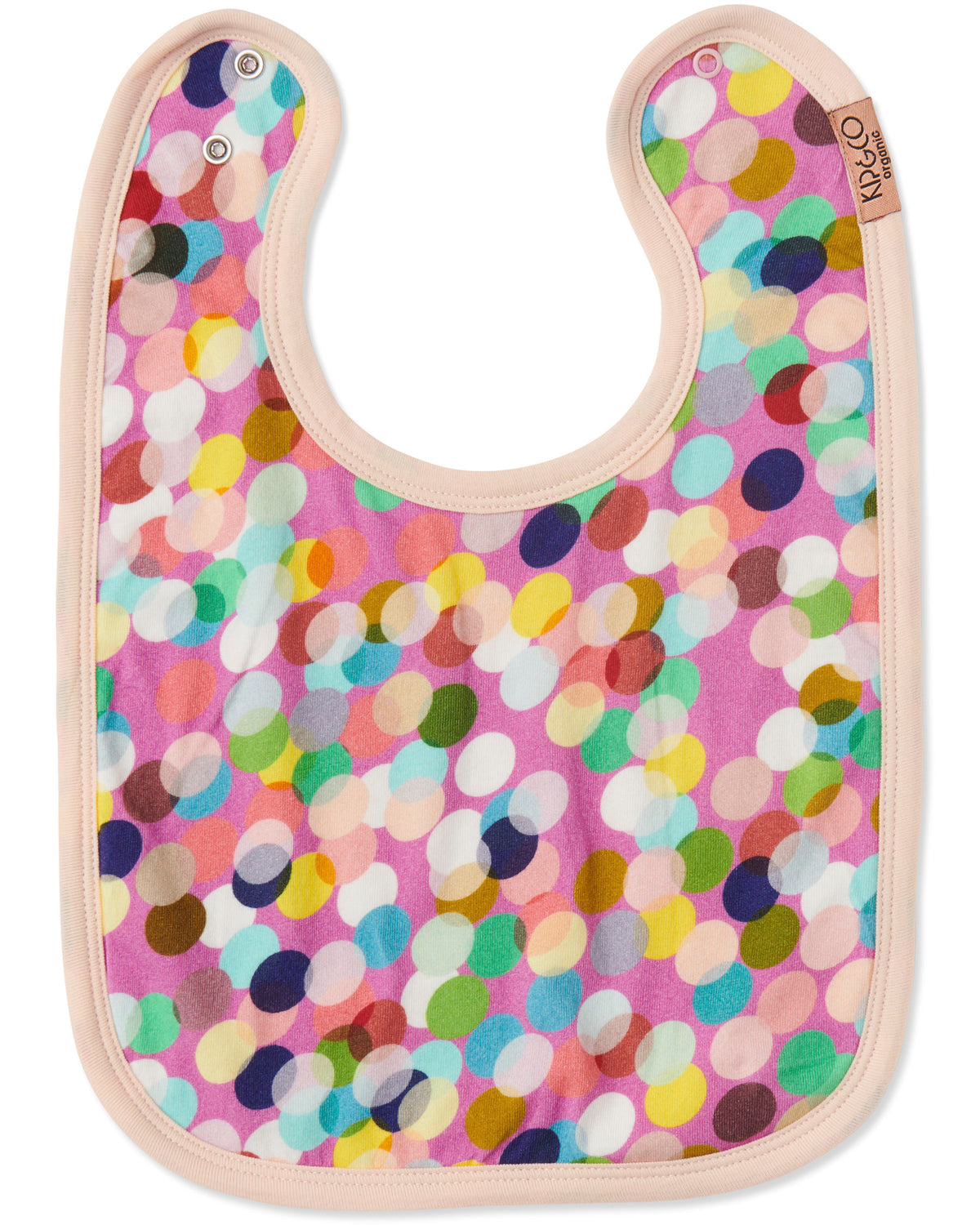 Confetti Pink Organic Cotton Bib - Kip&Co