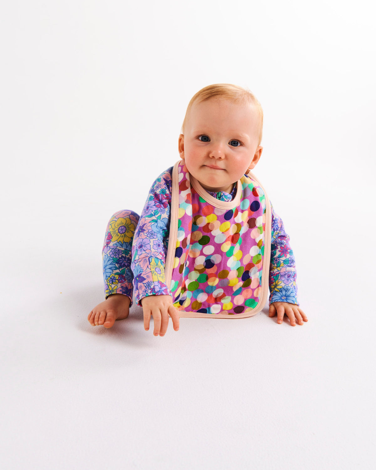 Confetti Pink Organic Cotton Bib - Kip&Co
