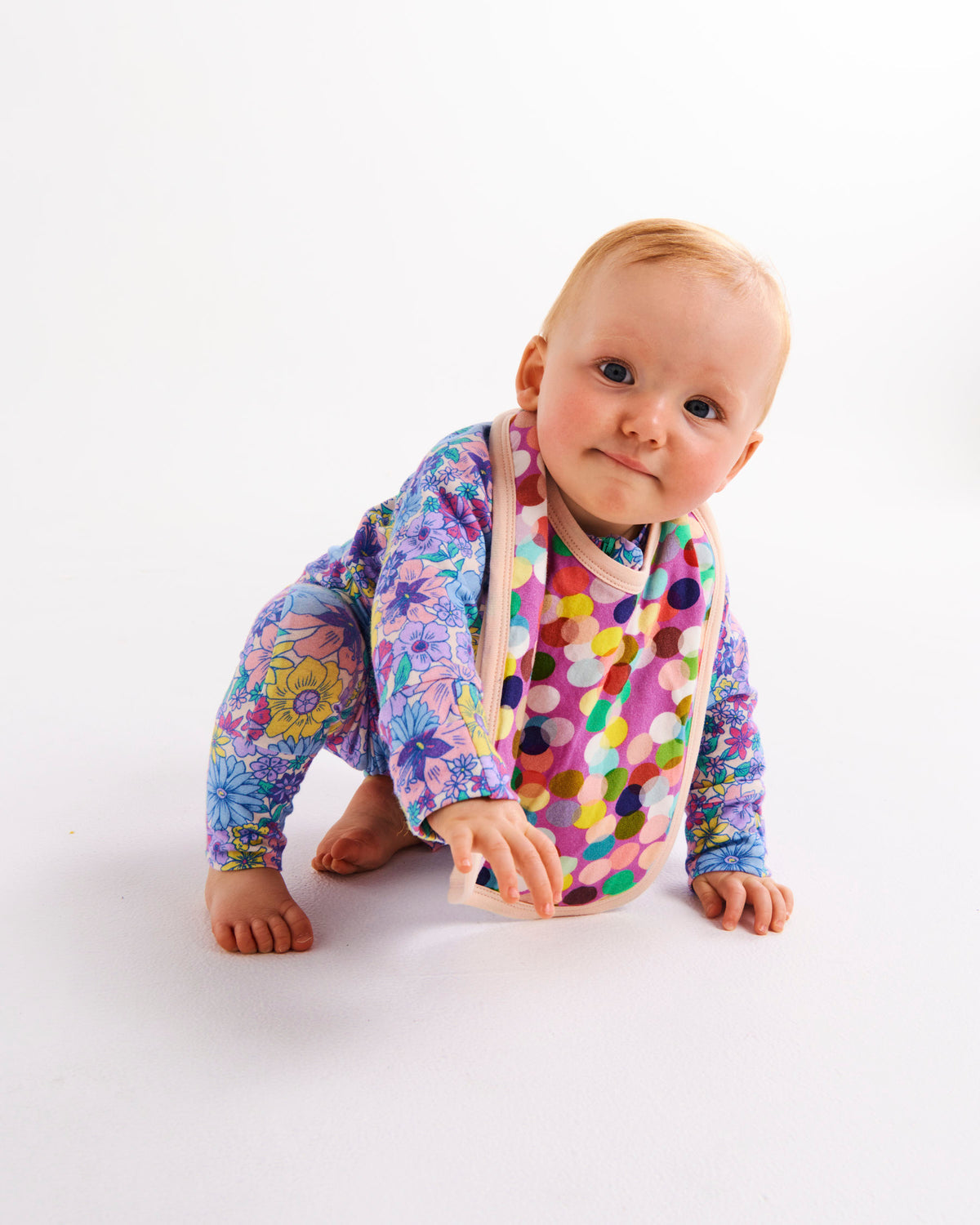 Confetti Pink Organic Cotton Bib - Kip&Co