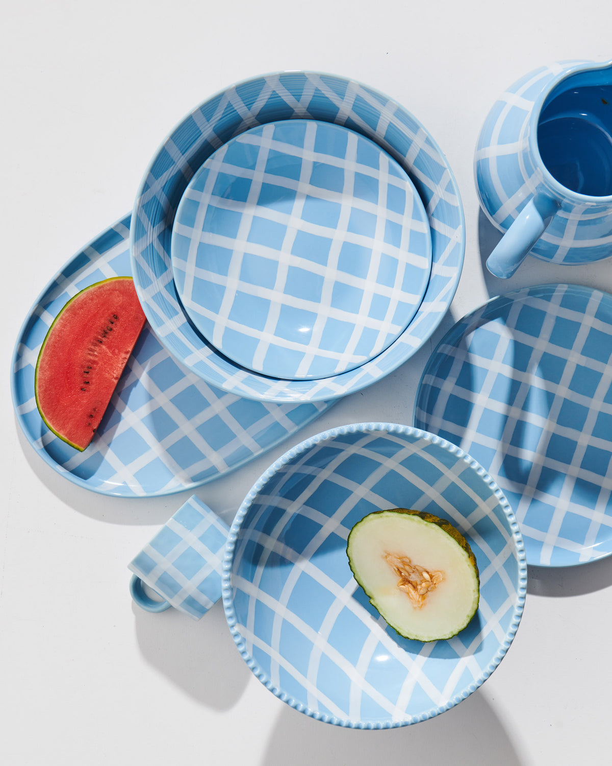 Blue Bird Tartan Platter - Kip&Co