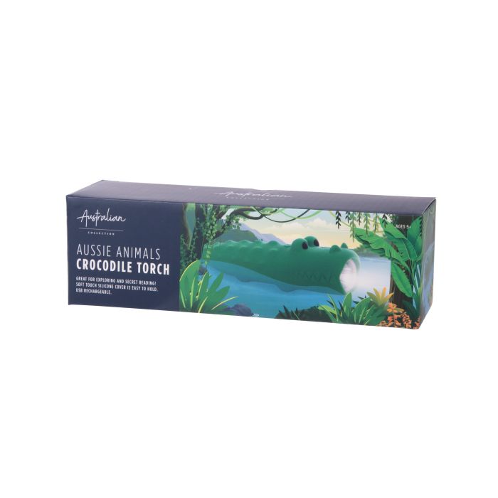 Aussie Animals Torch - Crocodile