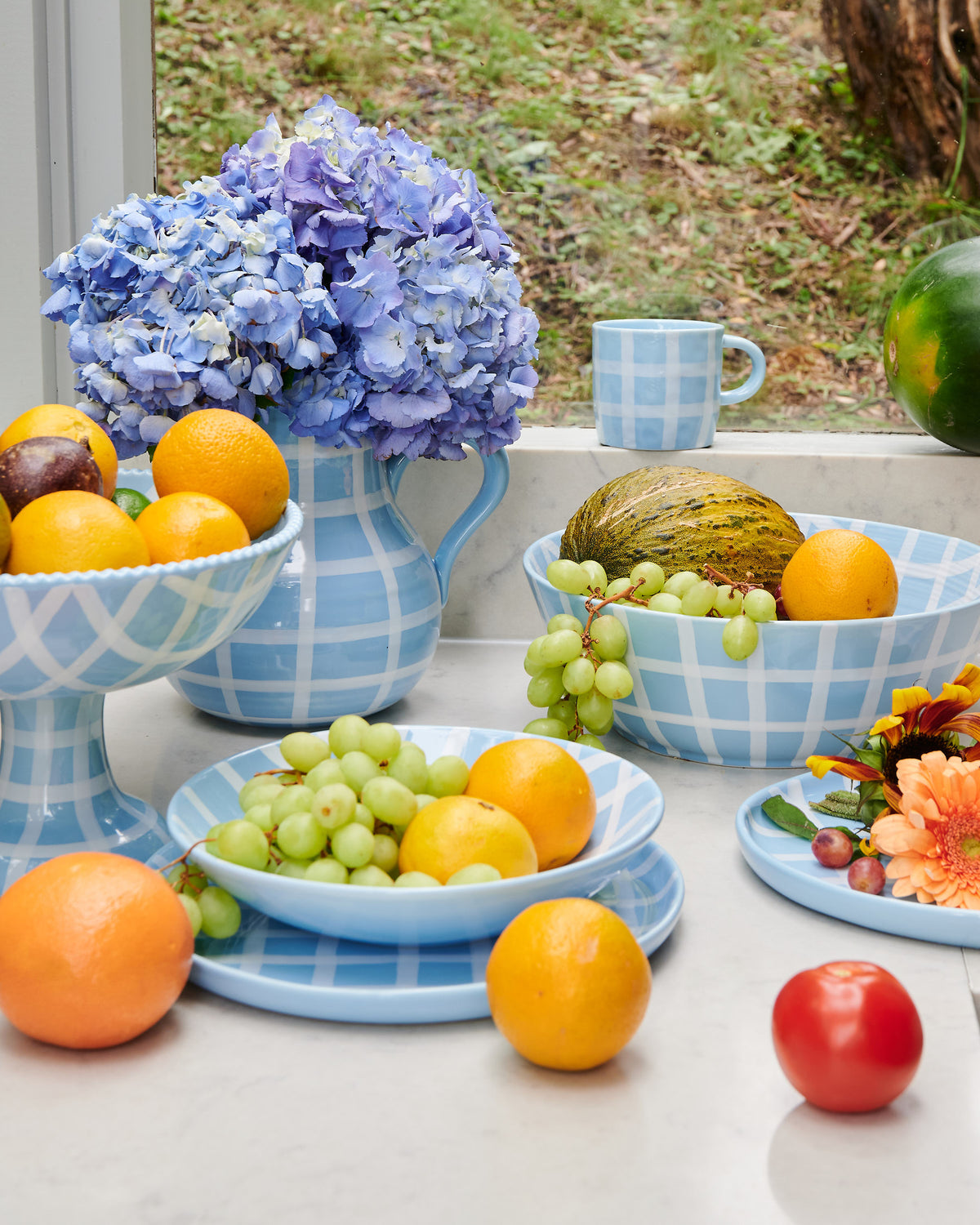 Blue Bird Tartan Bowl 2P Set - Kip&Co