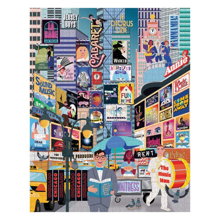 Bucket List Puzzle - 50 Must See Musicals