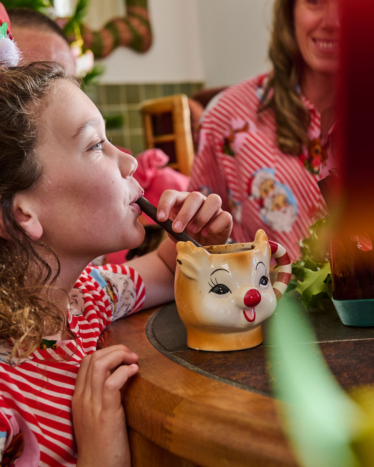 Rudolph & Santa Mug Set