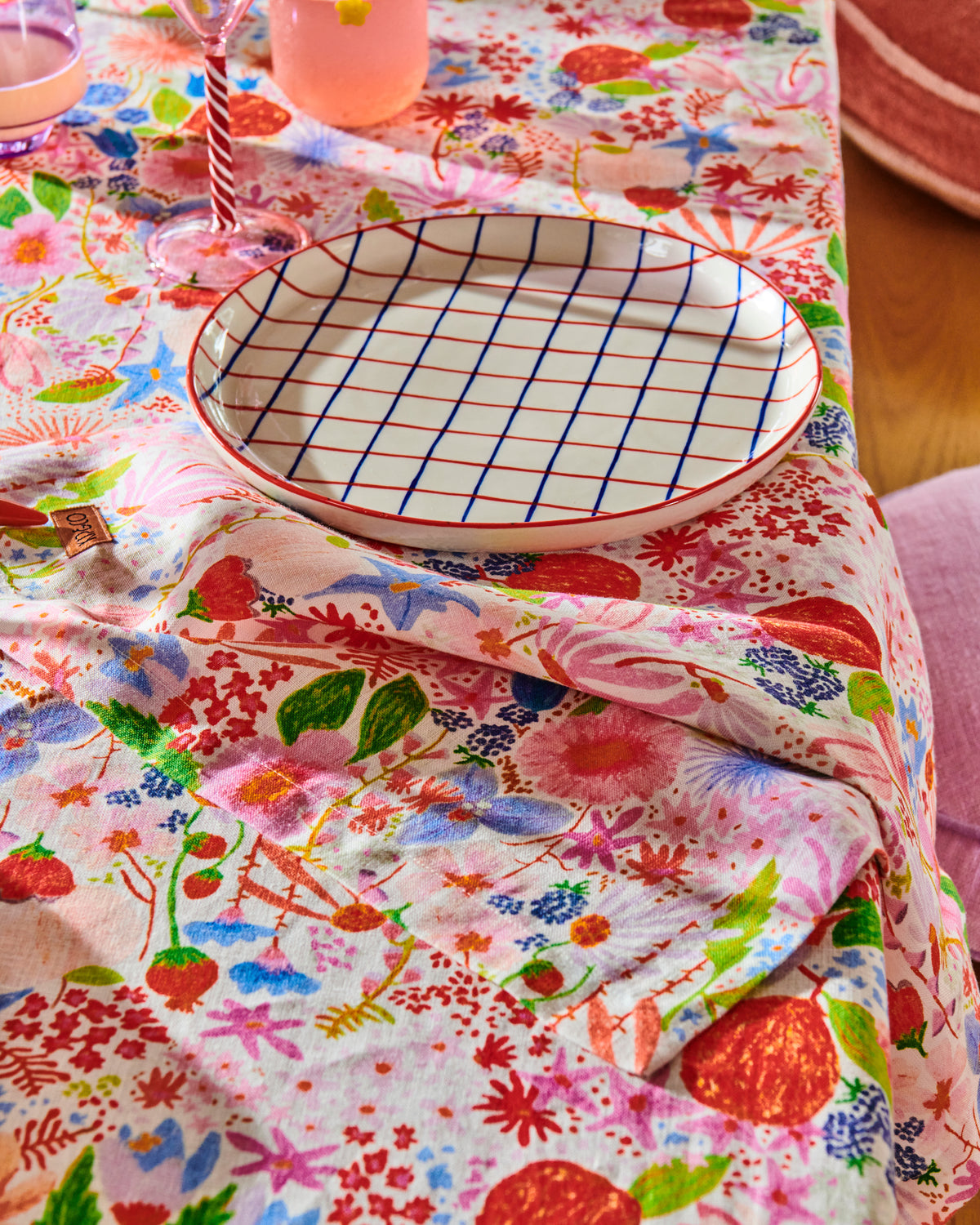 Meandering Meadow Linen 4P Napkin Set - Kip&Co