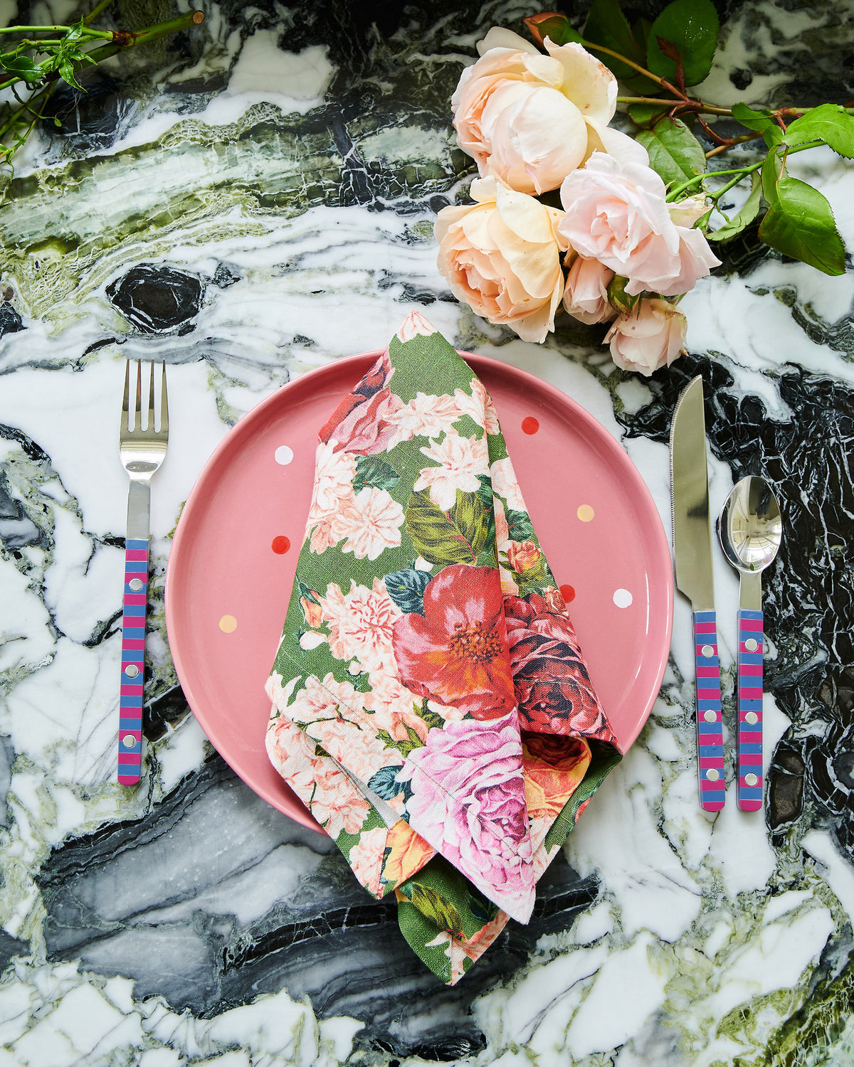 Rose Garden Linen 4P Napkin Set - Kip&Co