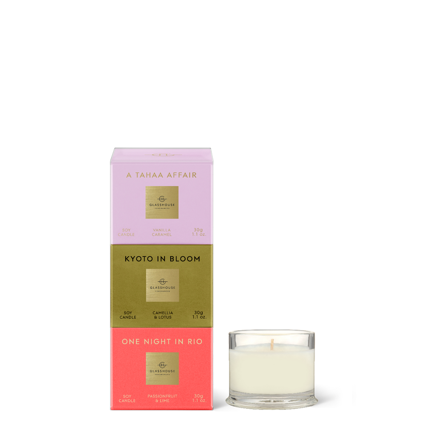 Most Coveted Trio - Glasshouse Fragrances