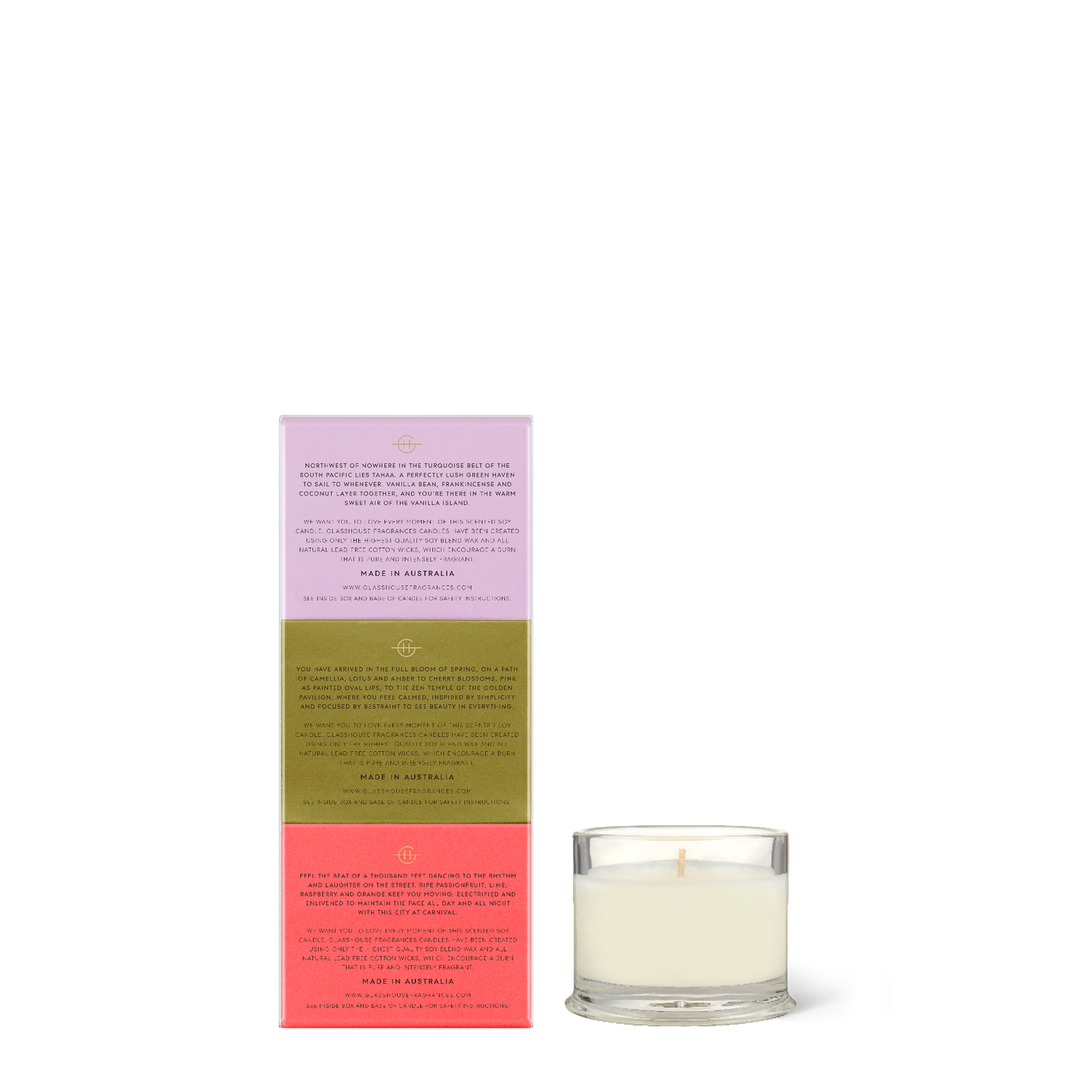 Most Coveted Trio - Glasshouse Fragrances