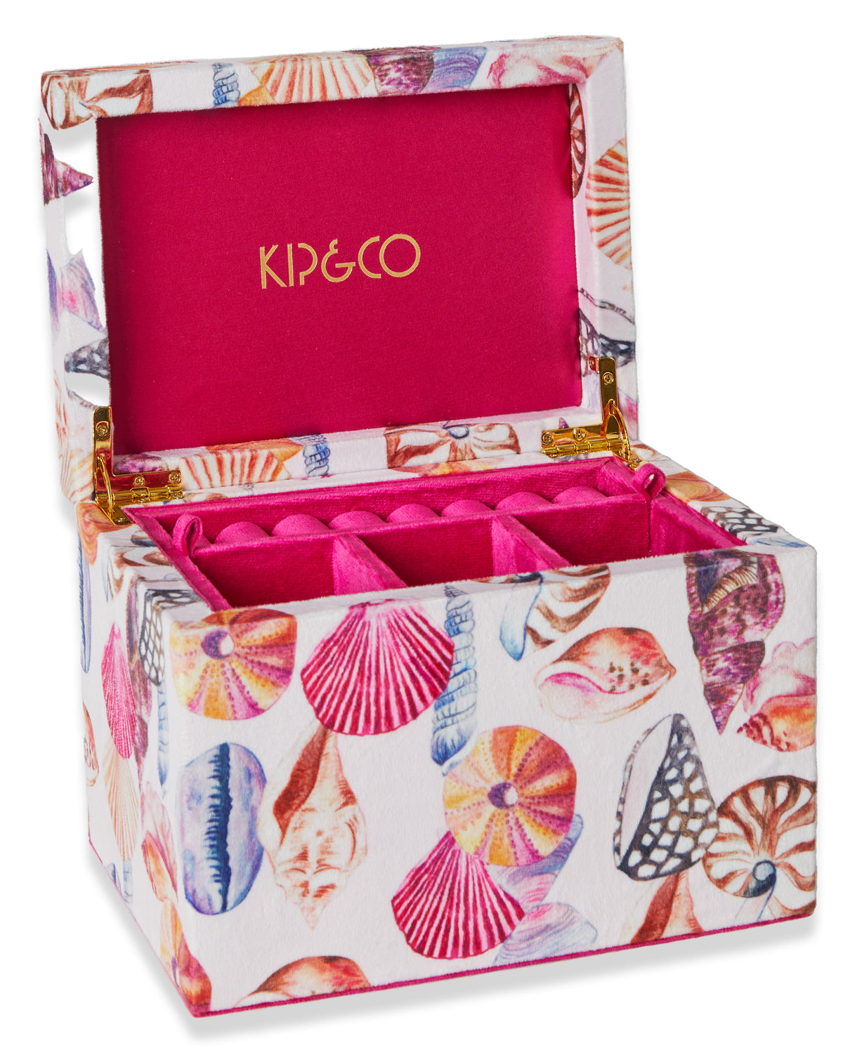 Seashore Large Velvet Jewellery Box - Kip&Co