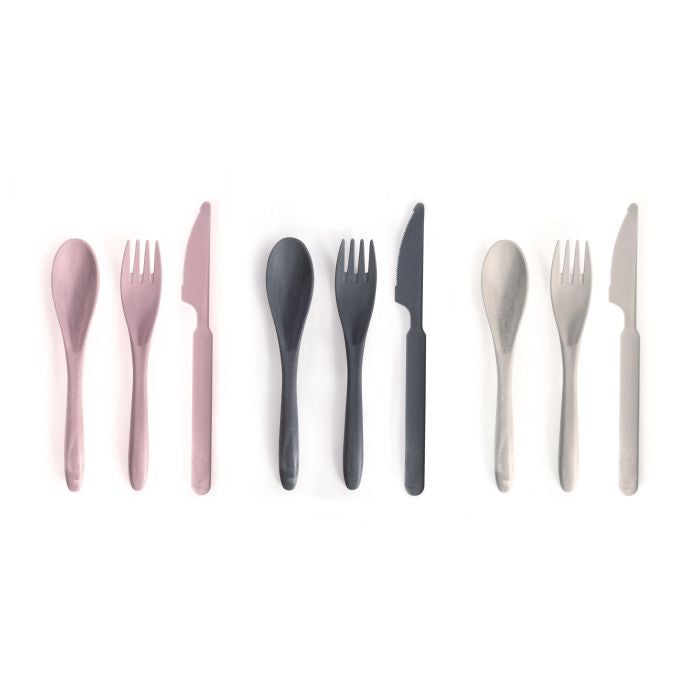 For The Earth Wheat Straw Cutlery Set of 3