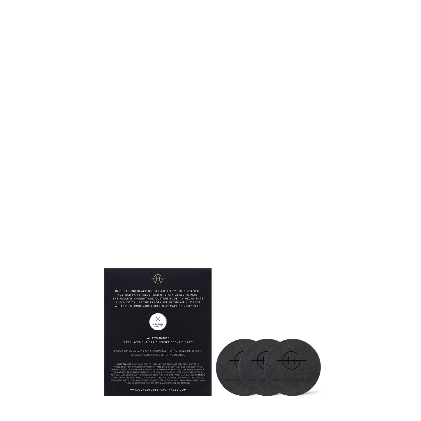 Arabian Nights 3 Replacement Car Diffuser Scent Disks